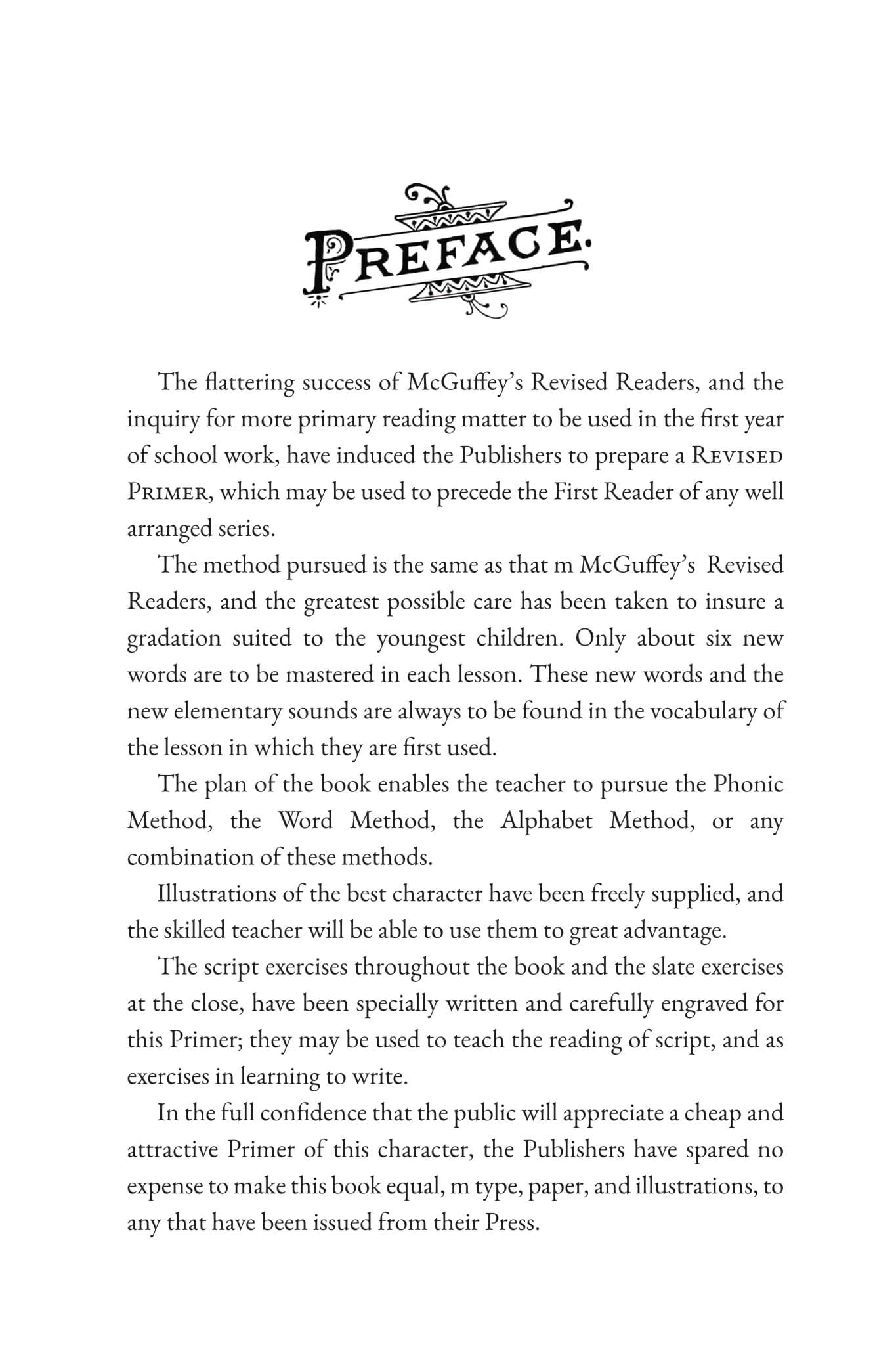 McGuffey's Eclectic Primer
