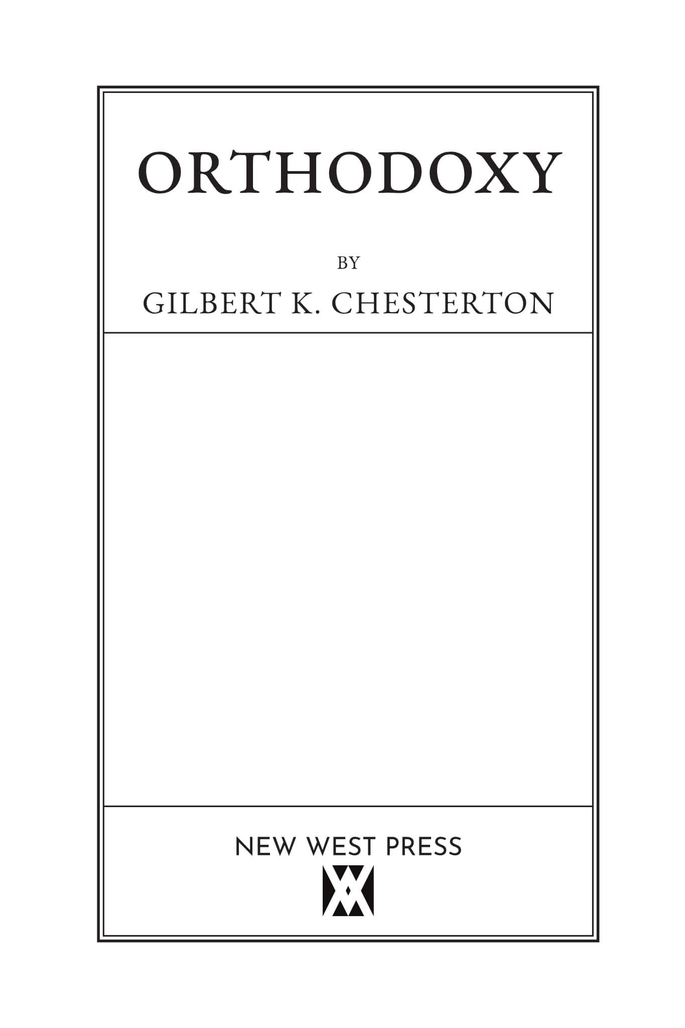 Orthodoxy