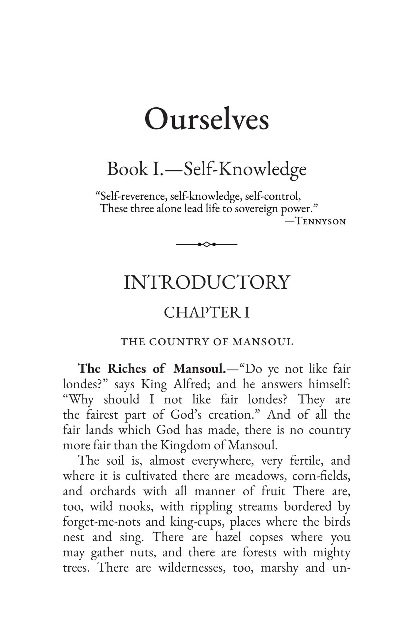 Ourselves