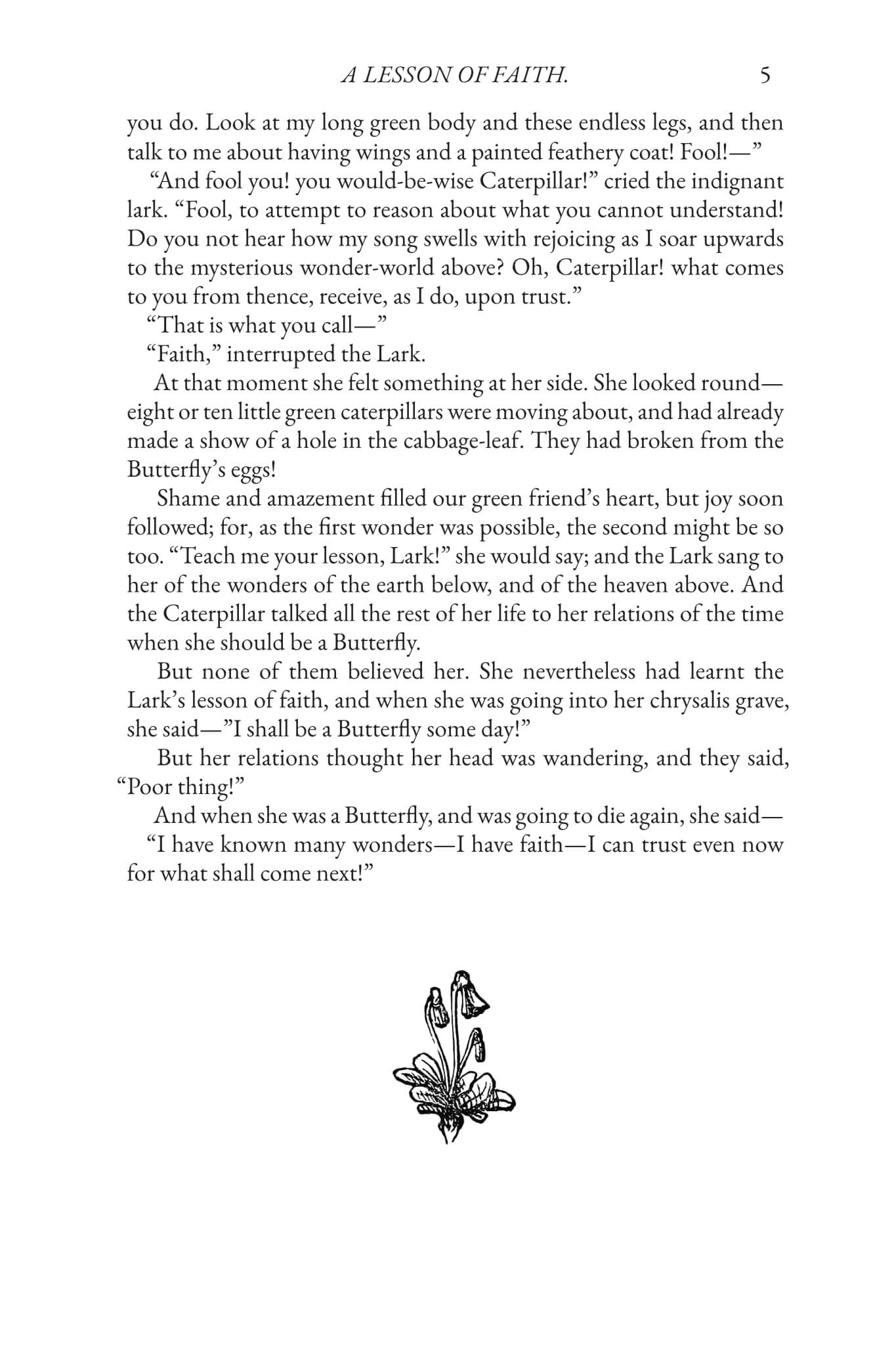 Parables from Nature