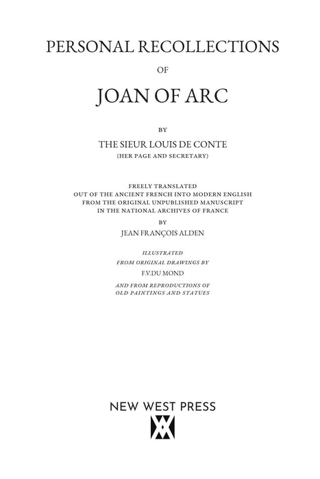 Personal Recollections of Joan of Arc