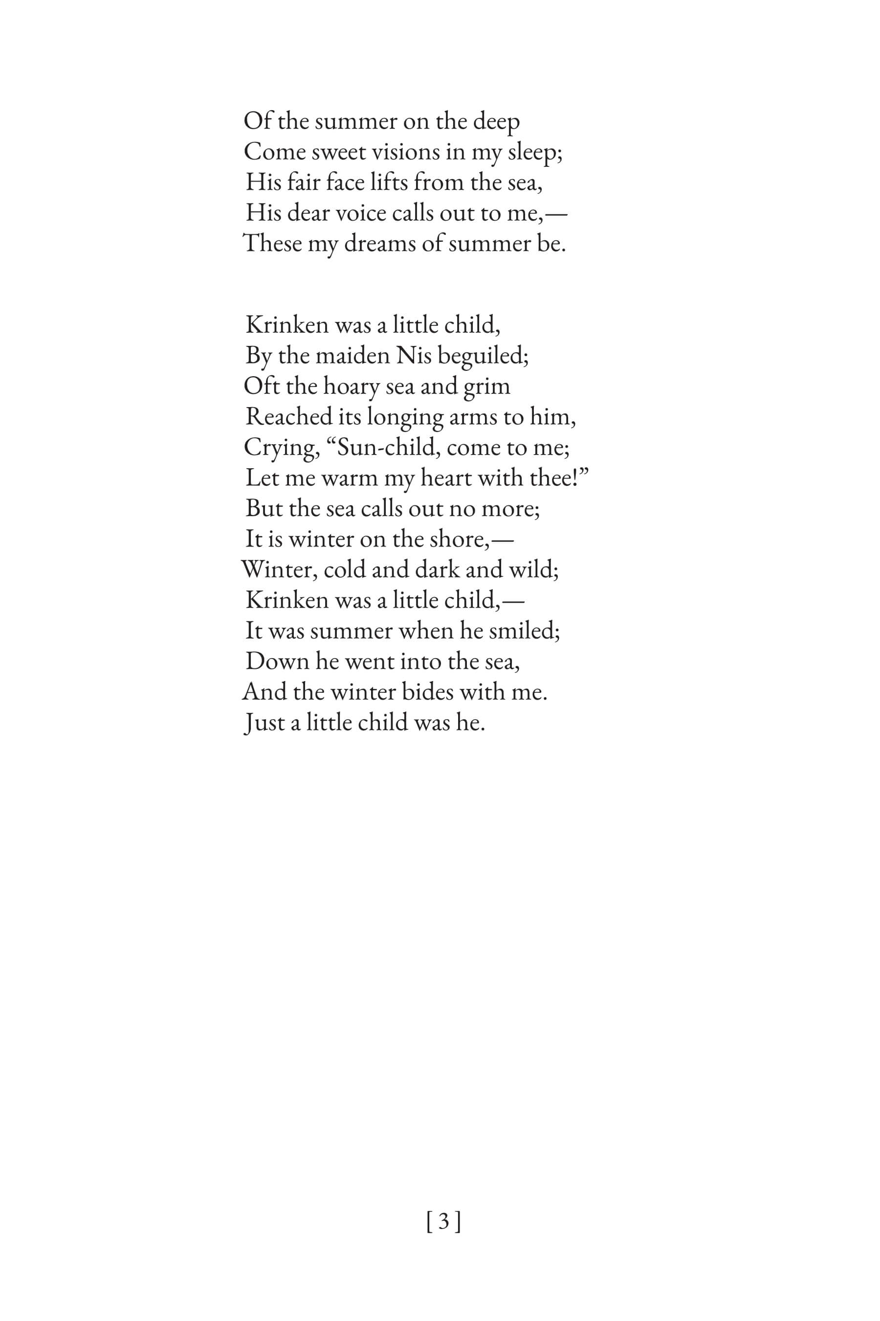 Poems of Childhood