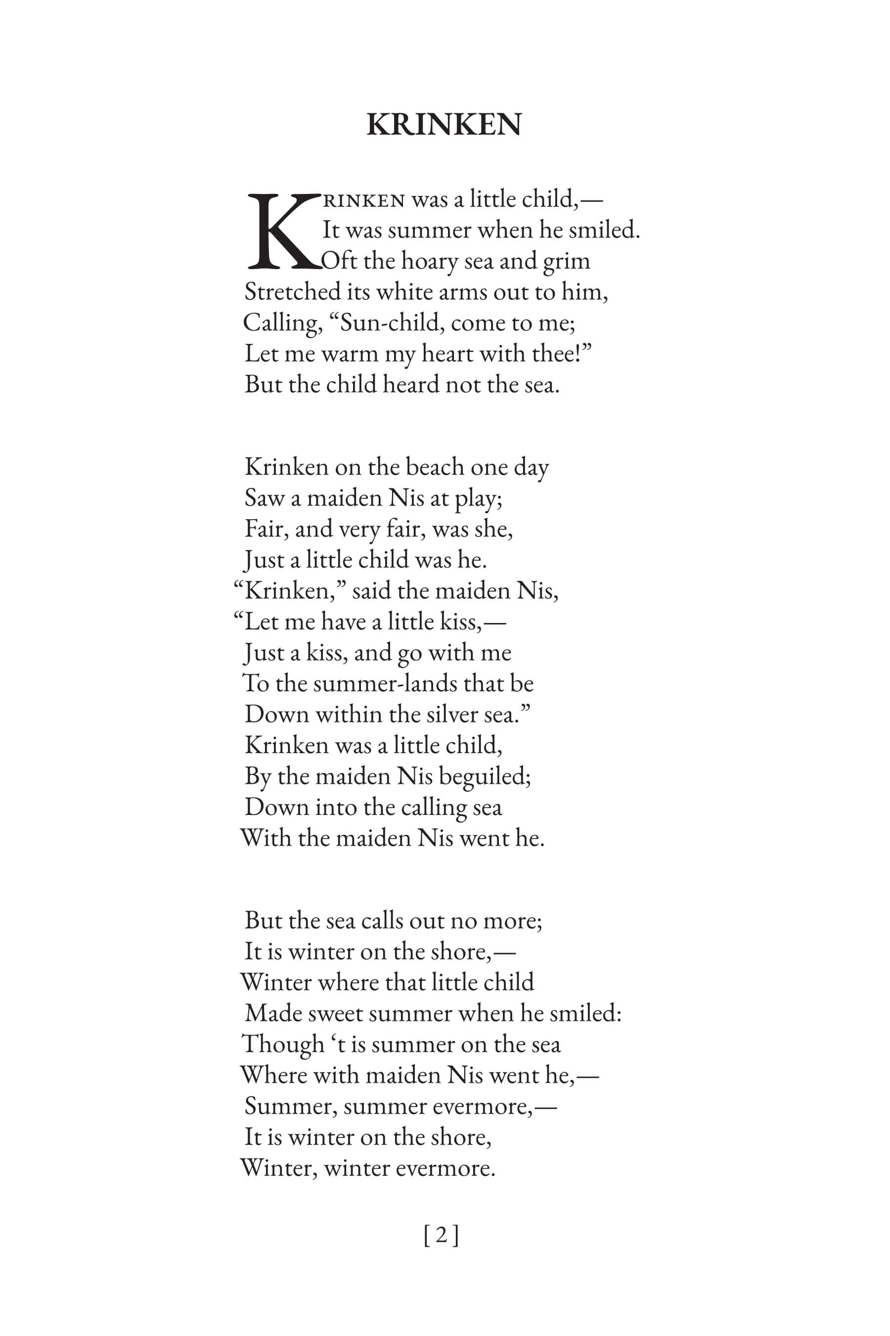 Poems of Childhood