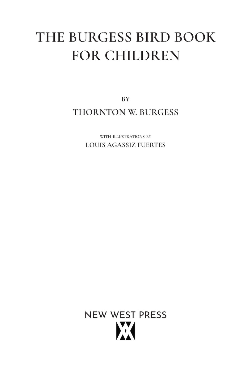 The Burgess Bird Book