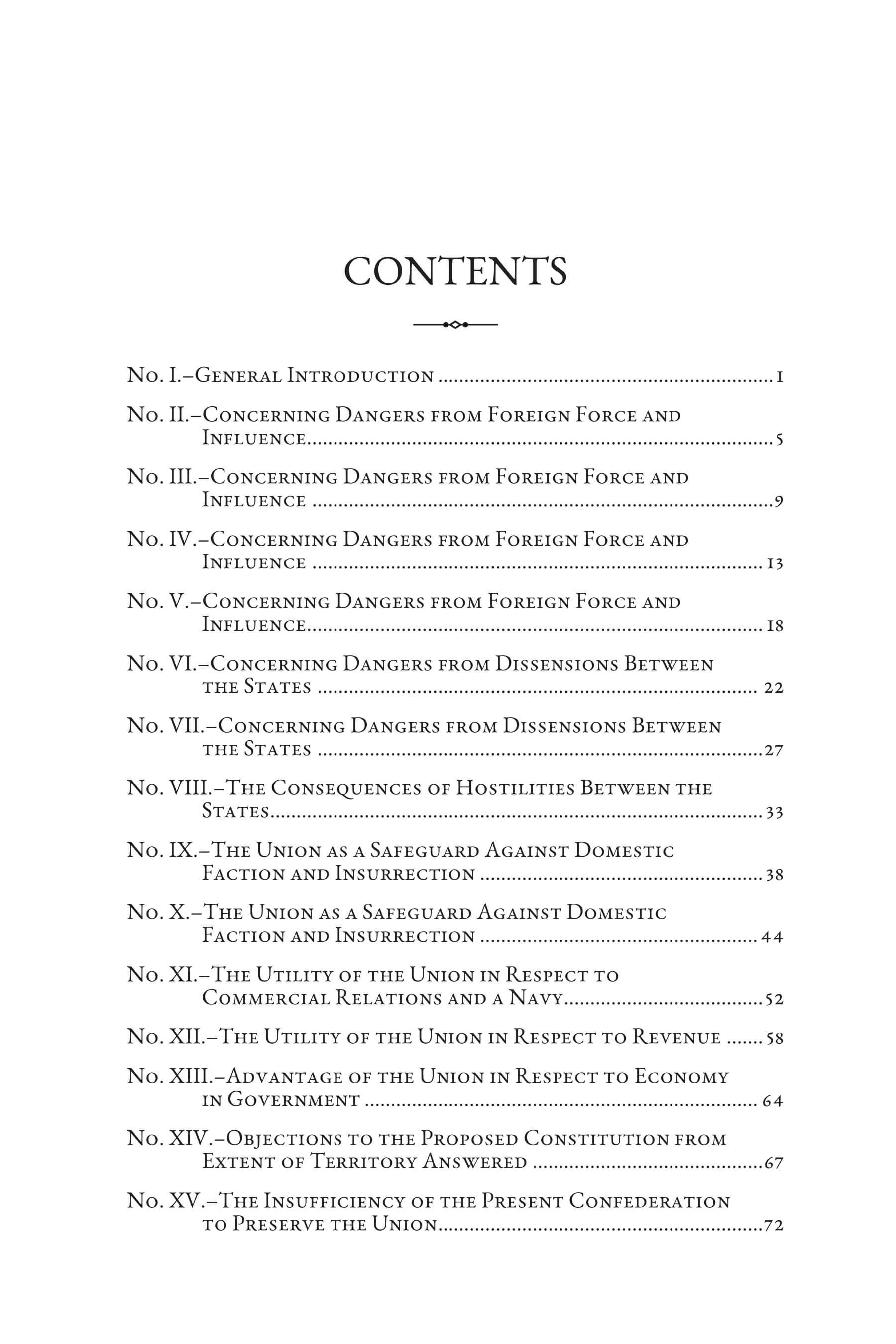 The Federalist Papers