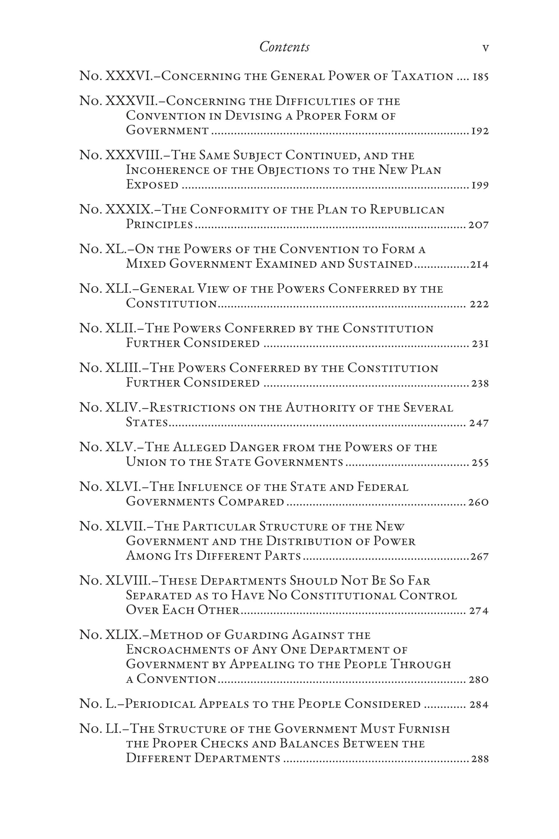 The Federalist Papers