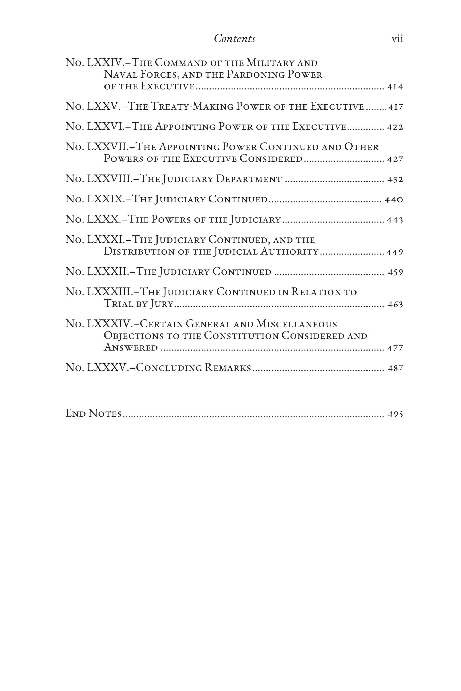 The Federalist Papers