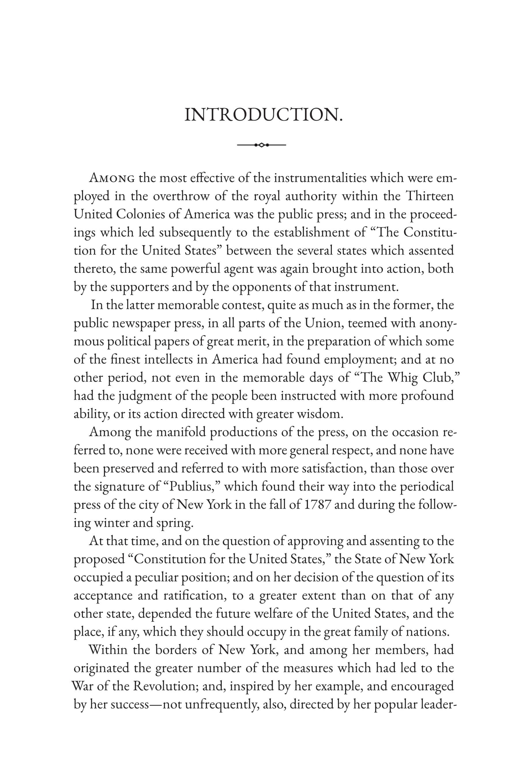 The Federalist Papers