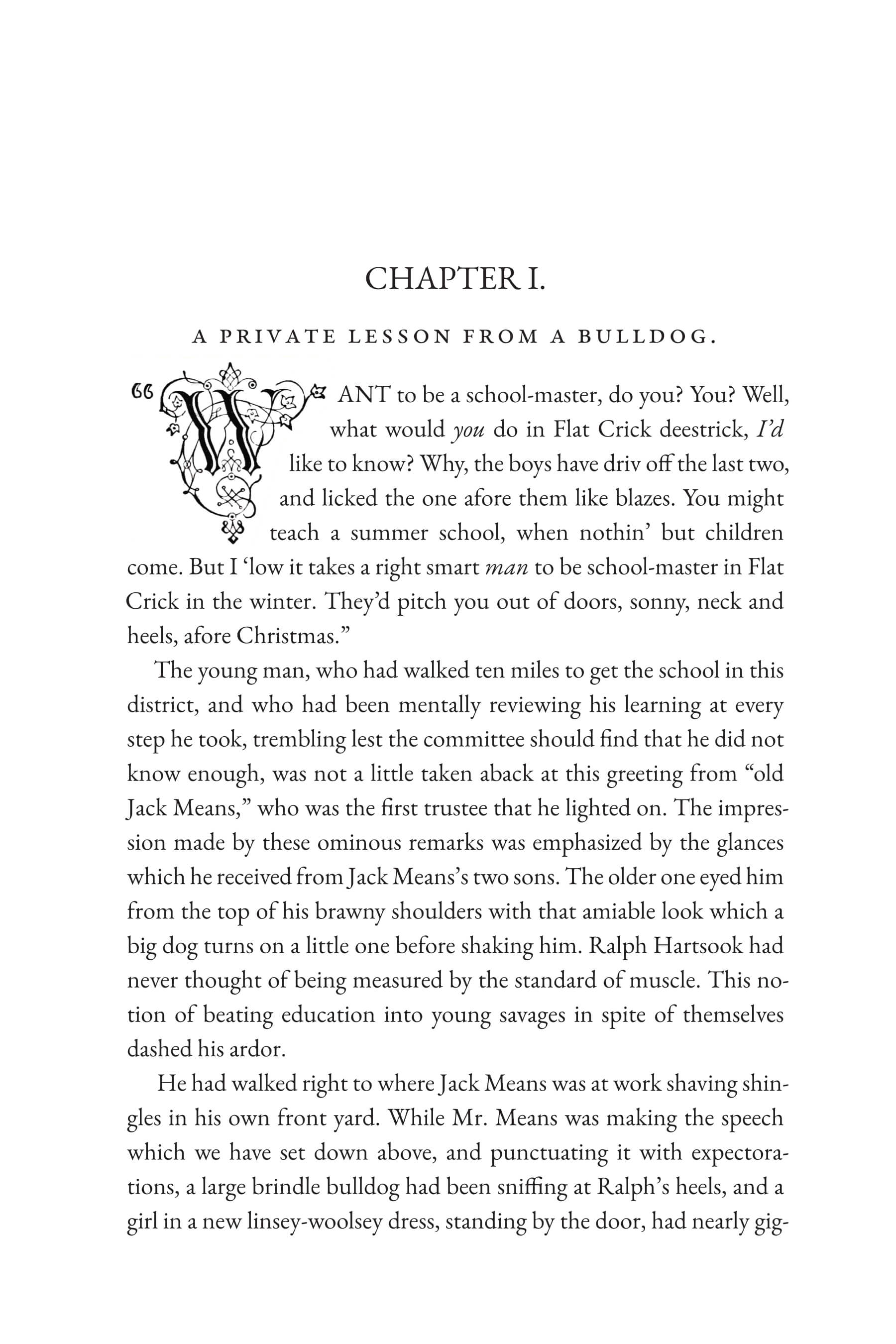 The Hoosier School-Master