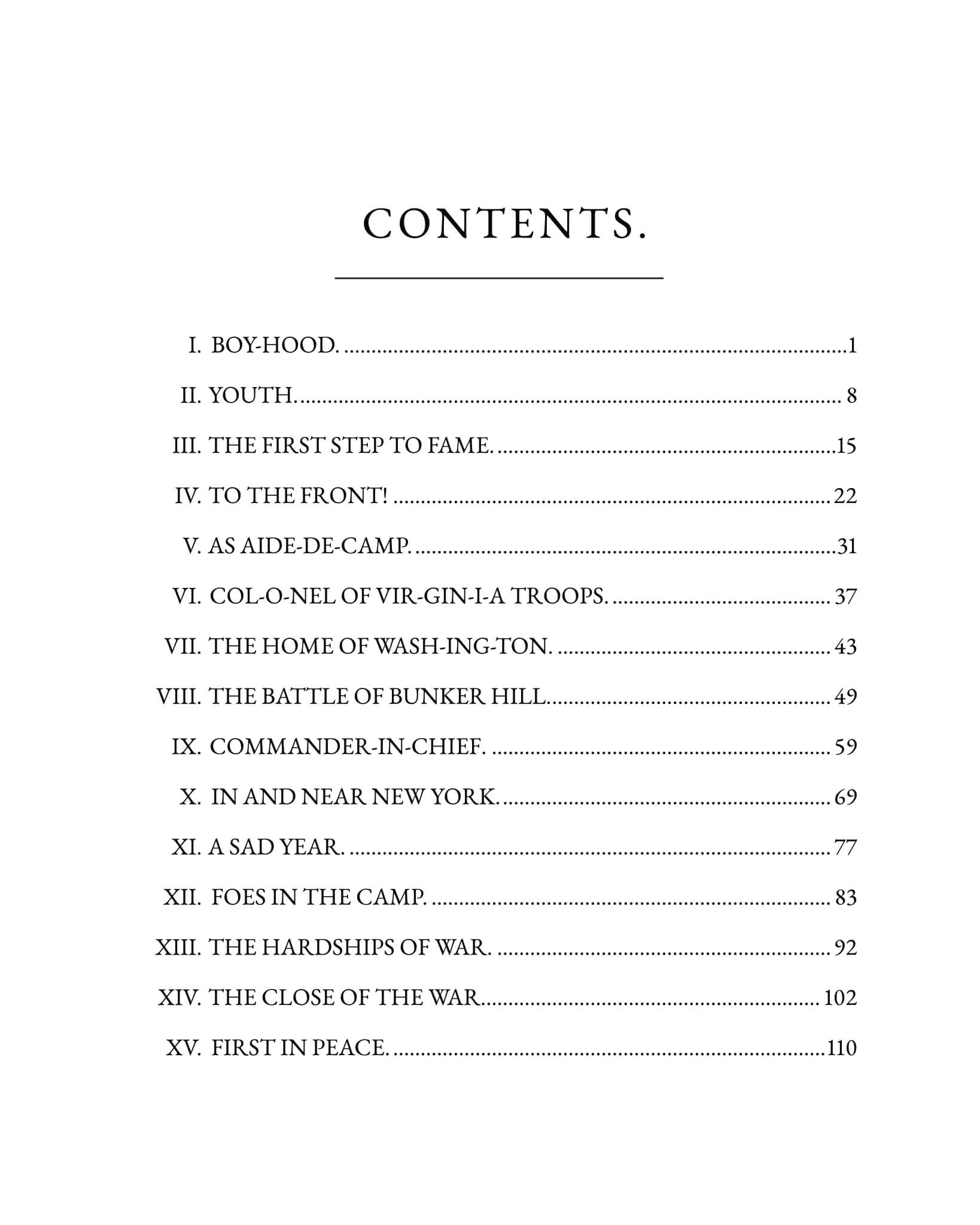 The Life of George Washington