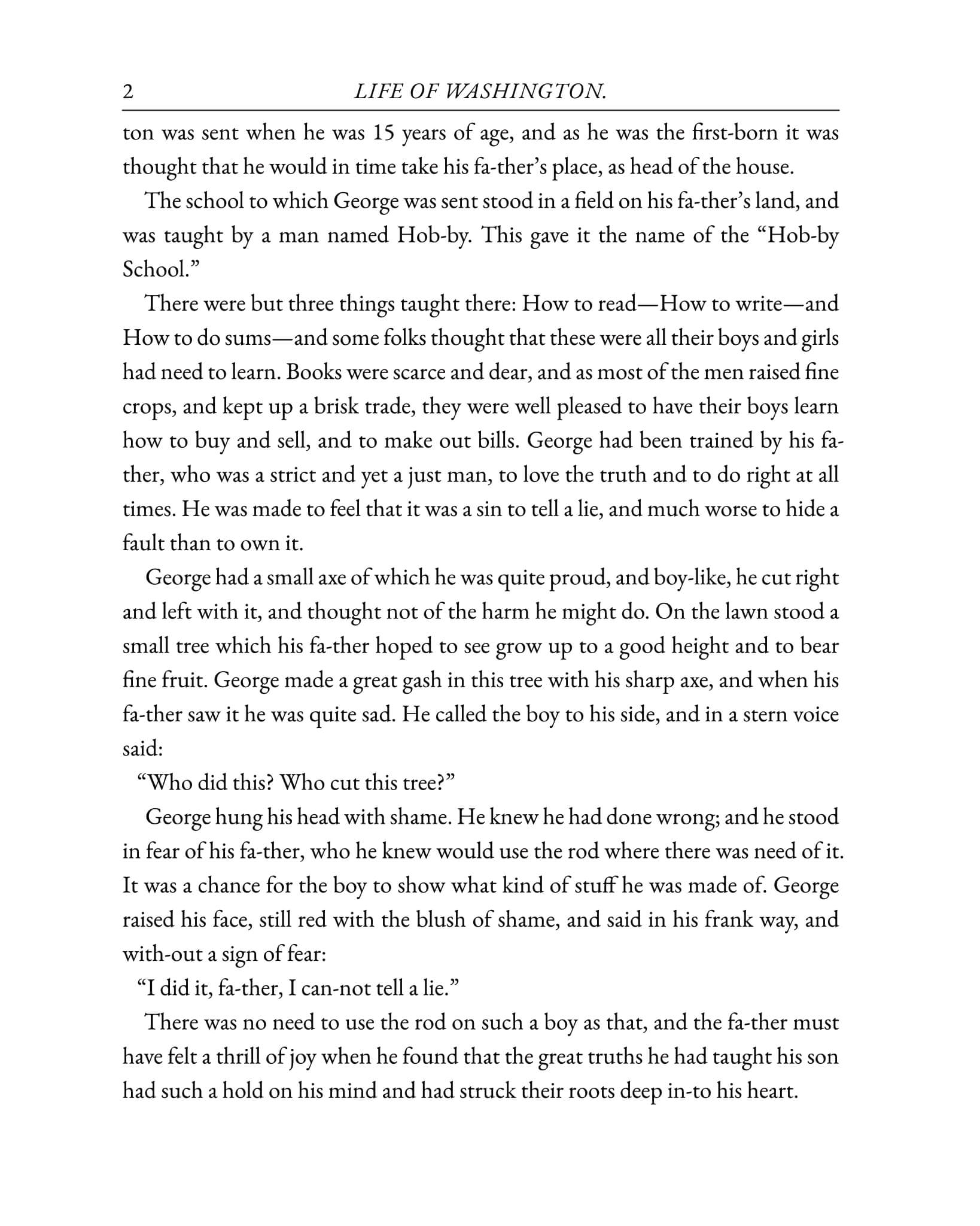 The Life of George Washington