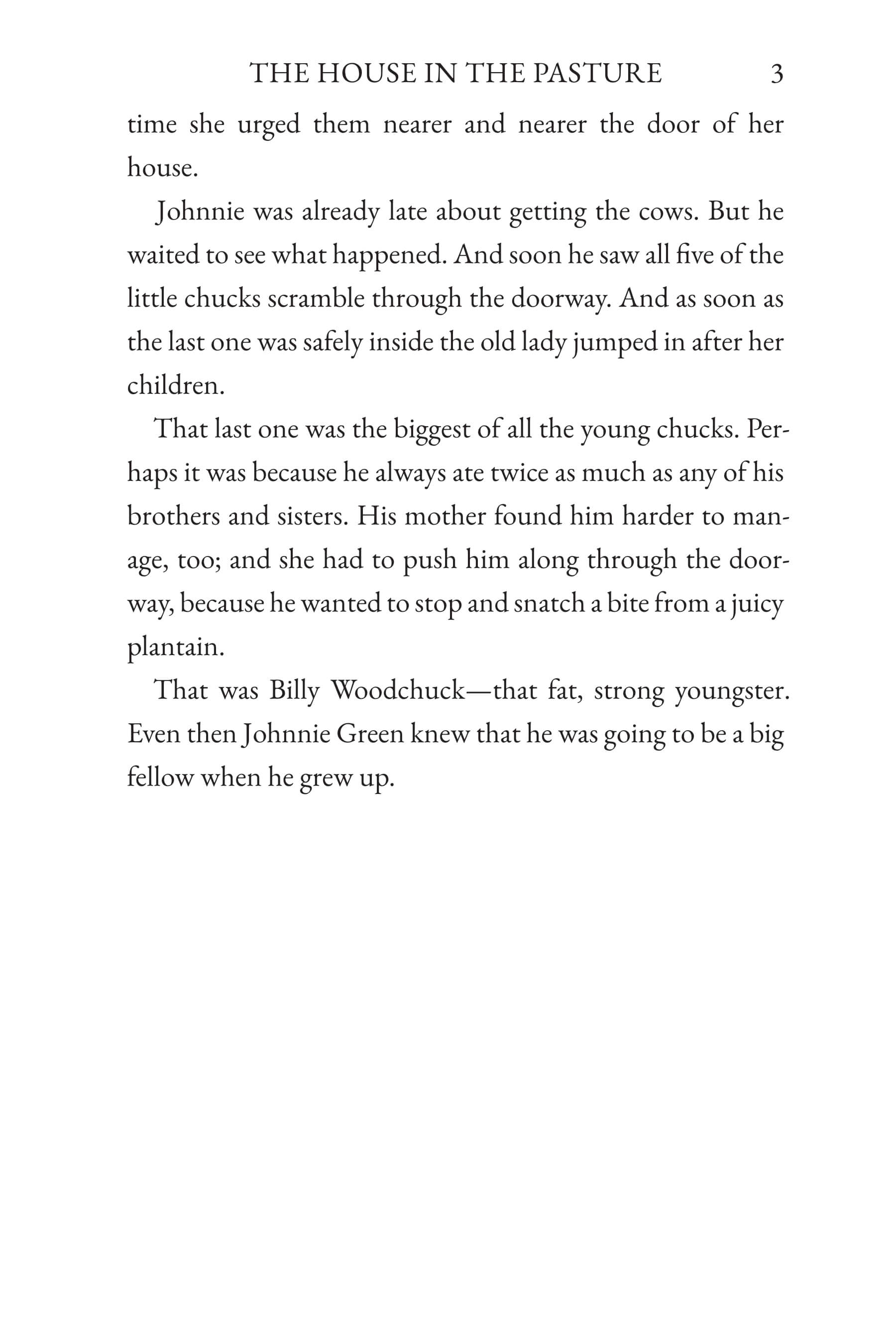 The Tale of Billy Woodchuck