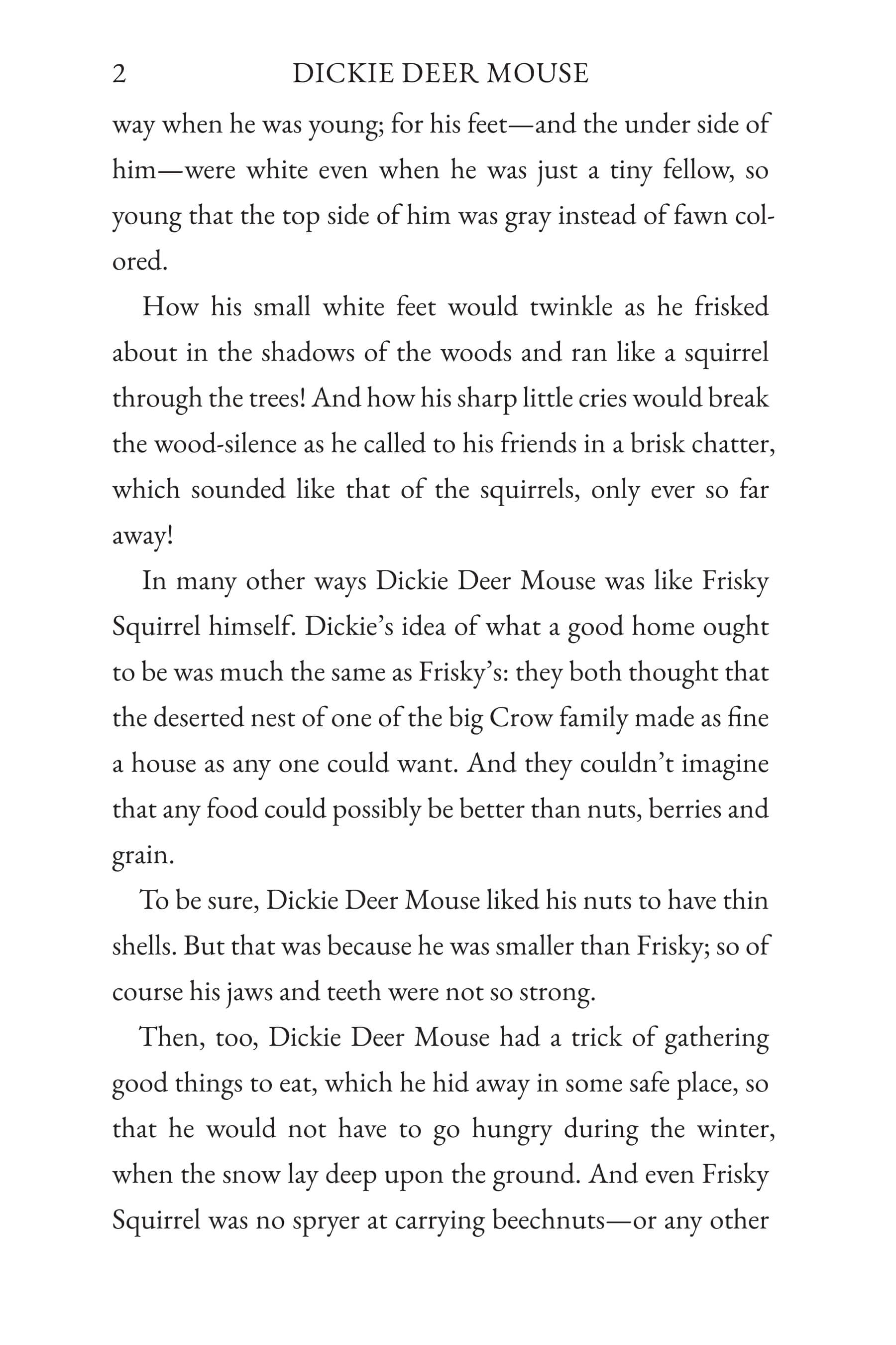 The Tale of Dickie Deer Mouse