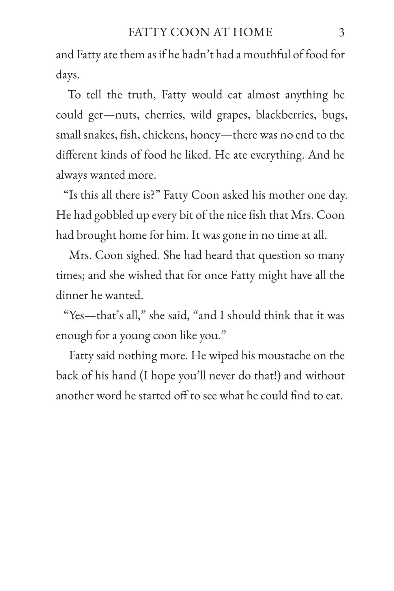 The Tale of Fatty Coon