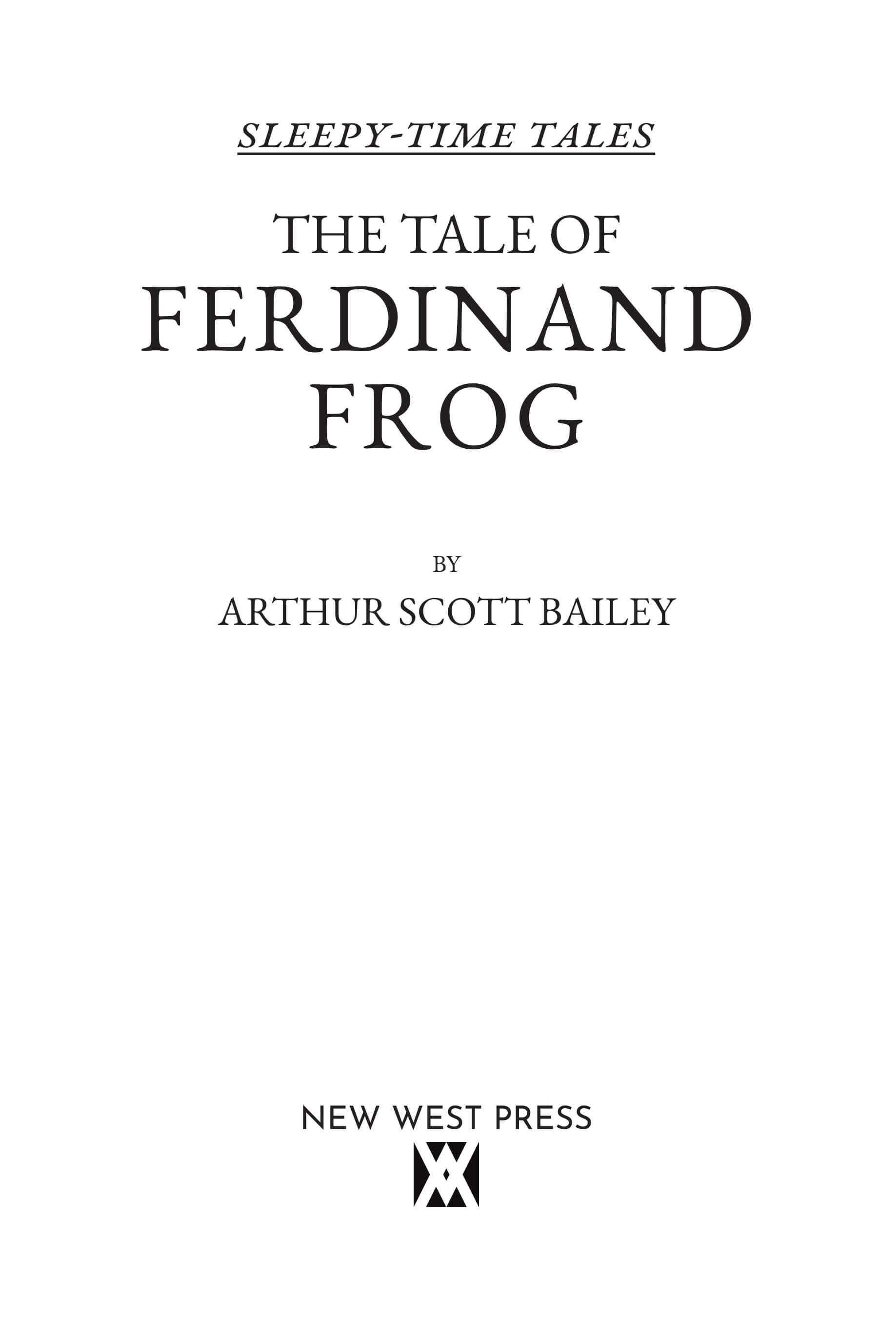 The Tale of Ferdinand Frog
