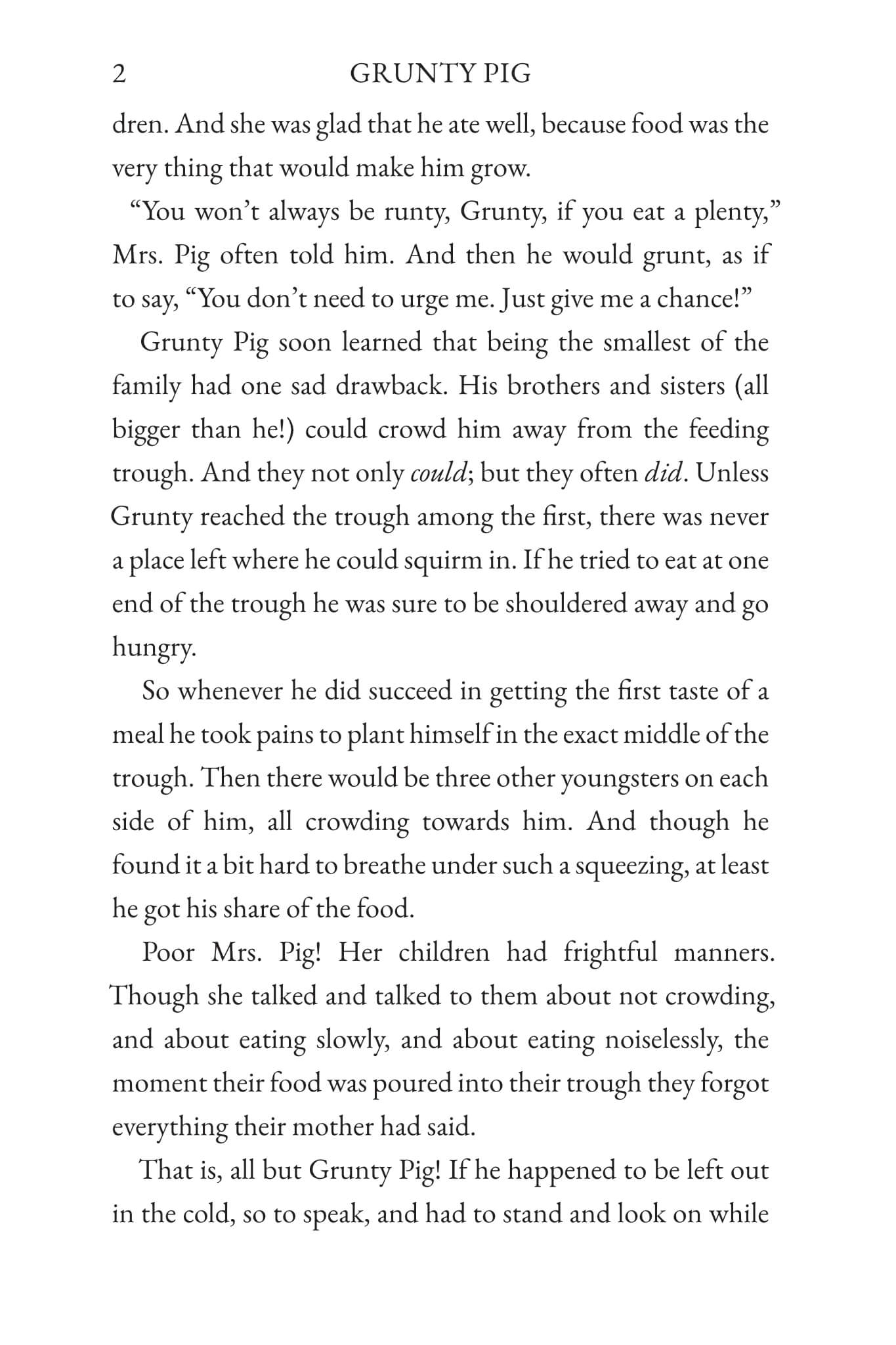 The Tale of Grunty Pig