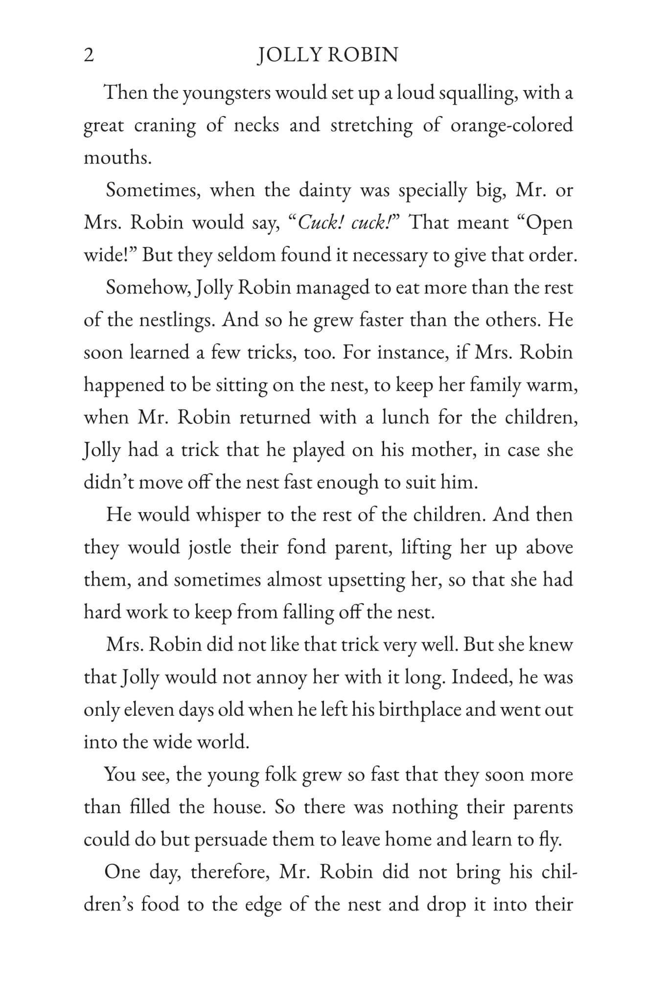 The Tale of Jolly Robin