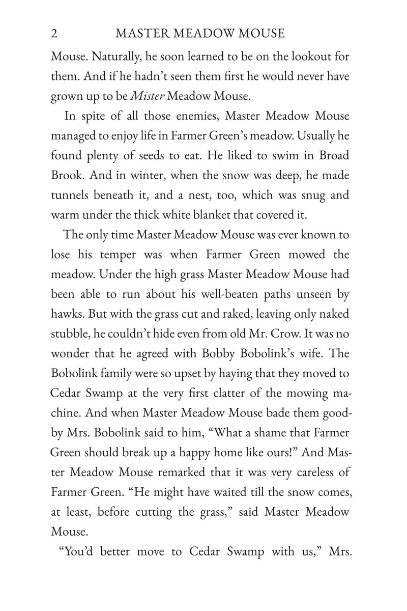 The Tale of Master Meadow Mouse