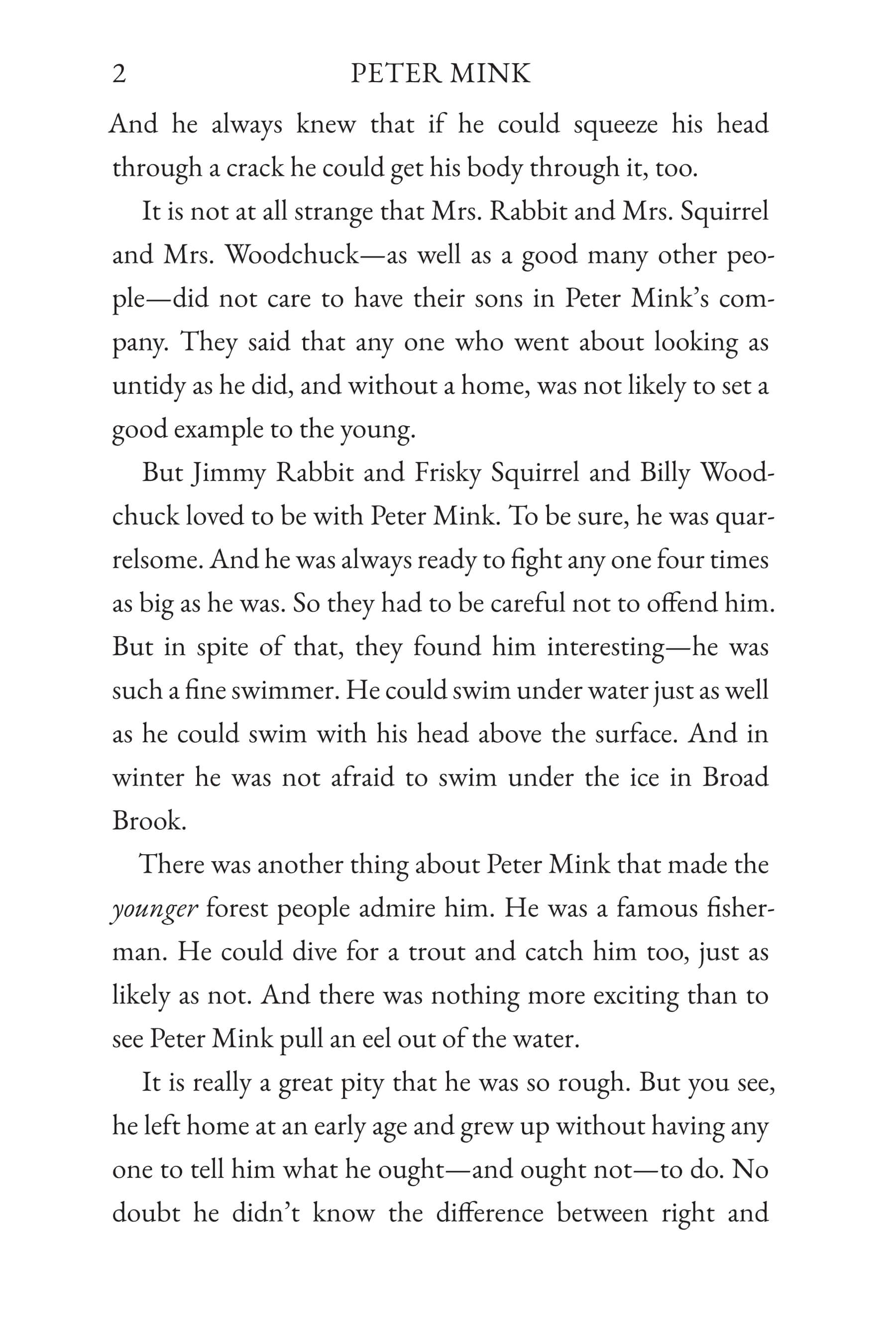 The Tale of Peter Mink