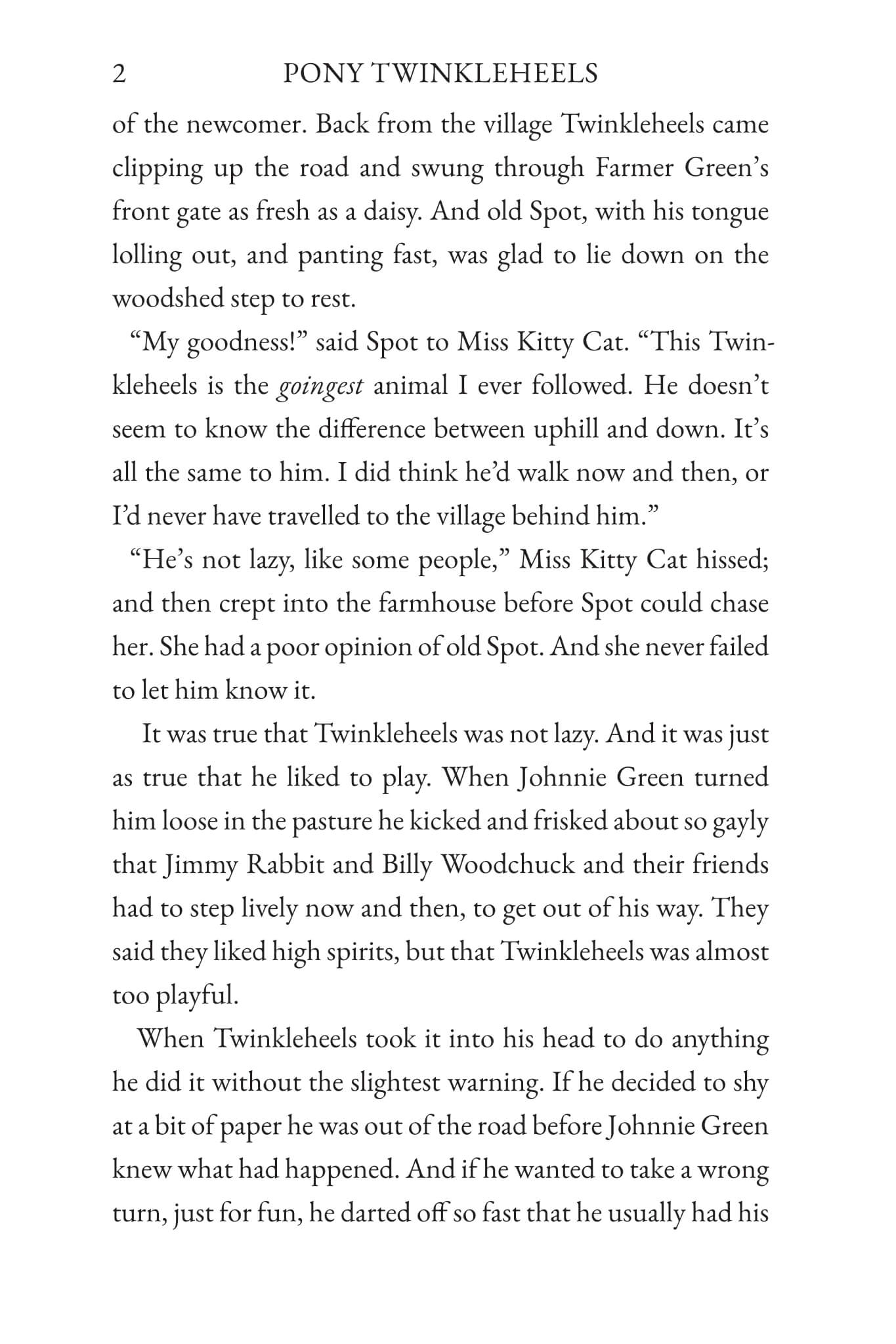 The Tale of Pony Twinkleheels