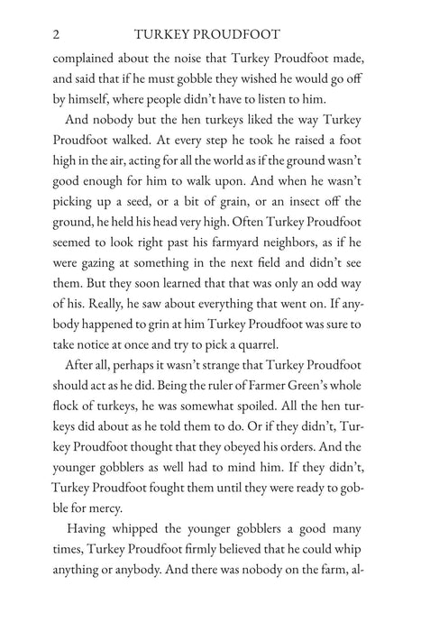 The Tale of Turkey Proudfoot