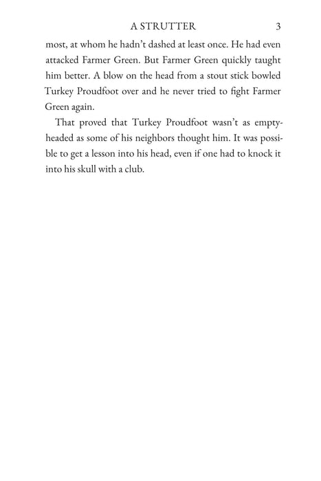 The Tale of Turkey Proudfoot